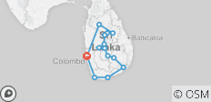  Voordelige privétour Sri Lanka 2022 - 15 bestemmingen 