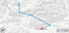  Transtirol: Garmisch - Innsbruck - 5 destinos 