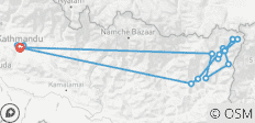  Kanchenjunga Treks - 28 Days - 19 destinations 