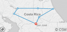  Öko-Abenteuerreise Costa Rica (Ende San Jose, Kleingruppe, 8 Tage) - 7 Destinationen 
