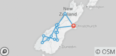  New Zealand Biking Adventure - 13 destinations 