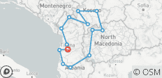  Albanien - Kosovo - Nordmakedonien Rundreise - 14 Destinationen 