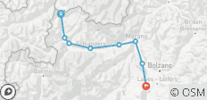  From Lake Resia to Lake Caldaro with Charm 9/8 - 8 destinations 