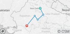  7 Days Delhi Agra Jaipur Ranthambore Udaipur Tour {Taj, Tigers, Wildlife, Lakes &amp; More} - 5 Destinationen 
