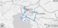  Entdecke Slowenien &amp; Kroatien - 12 Destinationen 