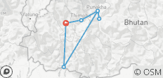  Rundreise von Paro nach Phuentsholing - 7 Tage - 9 Destinationen 