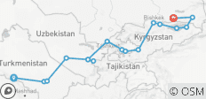  Trip to the Five Stans - Exploring the Wonders of Central Asia - 17 destinations 