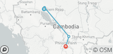  Les points forts du Cambodge - Circuit de 5 jours de Siem Reap à Phnom Penh - 5 destinations 