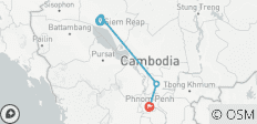  Les points forts du Cambodge - Circuit de 5 jours de Siem Reap à Phnom Penh - 5 destinations 