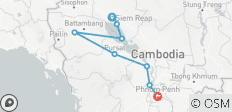  Circuit de 7 jours au Cambodge, de Siem Reap à Battambang et Phnom Penh - 9 destinations 