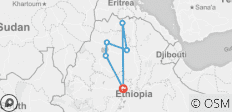  Nordäthiopien Rundreise zum Timket Festival - 7 Tage - 6 Destinationen 