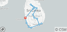  Sri Lanka Tour Package 11 nigth/12 Days with accommodation/breakfast/Dinner. - 14 destinations 