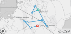  Kenia Rundreise und Tansania - 10 Destinationen 