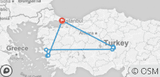  Istanbul, Kappadokien &amp; Ephesus Rundreise - 6 Tage - 12 Destinationen 
