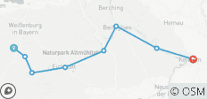  Chemin panoramique de l\'Altmühltal - 8 destinations 