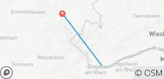  Rheinwanderung: Rüdesheim - St. Goarshausen - 2 Destinationen 