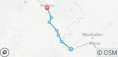  Trek sur le Rhin : Rüdesheim - Coblence - 7 destinations 