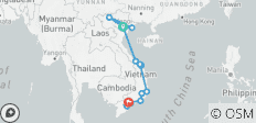  Découverte du Vietnam - 22 jours et 21 nuits - De Hanoi à Ho Chi Minh Ville - 17 destinations 