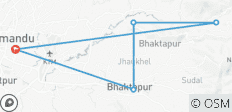  Circuit de 2 jours à Katmandou avec lever de soleil à Nagarkot, Changu Narayan et Bhaktapur - 5 destinations 