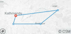  Paquete de lujo de 4 días en Katmandú con Cena Krishnarpan - 5 destinos 
