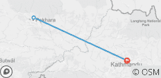  3 Days Private Vehicle Hire from Kathmandu to Pokhara with all Sightseeing - 3 destinations 