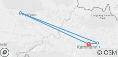  Unglaubliches Nepal mit Pokhara und Nagarkot Rundreise - 4 Destinationen 