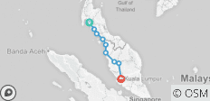  Von Thailand nach Malaysia mit dem Rennrad - 8 Destinationen 