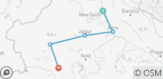  Circuito de 7 días al triángulo de oro, Jodhpur y Udaipur - 5 destinos 