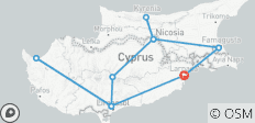  Circuit sur mesure de 7 jours à Chypre, départ quotidien - 10 destinations 