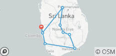  Sri Lanka: Luxus Rundreise - 10 Tage - 9 Destinationen 