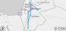  Jordanië Inhalen - 11 bestemmingen 