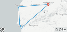  Marokko Küstenreise - 5 Destinationen 