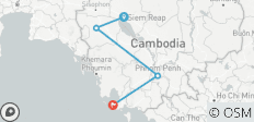  Kambodscha (10 Tage und 9 Nächte) - 4 Destinationen 