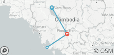  8D7N De Cambodjaanse Ontsnapping - 4 bestemmingen 