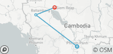  3 Städte Kambodschas (8 Tage und 7 Nächte) - 4 Destinationen 