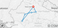  Triangle d\'or et Udaipur - 8 jours - 8 destinations 