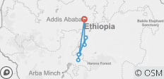  Äthiopiens schönste Seen entlang des Grabenbruchs - 7 Destinationen 