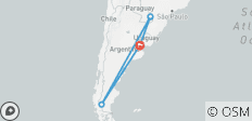  10 jours d\'exploration PREMIUM de Buenos Aires, des chutes d\'Iguazu et de la Patagonie - 5 destinations 