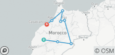  Rundreise ab Marrakesch (9 Tage) - 8 Destinationen 