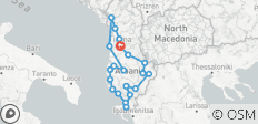  Albanien Entdeckungsreise entlang der illyrischen Route - 21 Destinationen 