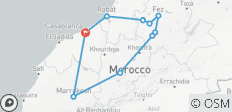  Reichsstädte &amp; Mittlerer Atlas - 8 Tage Tour ab Casablanca - 10 Destinationen 