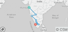  South India: Elephants, tea plantations, cities and the sea - 9 destinations 