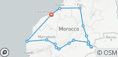  Morocco Imperial Cities and Desert-11 Days - 18 destinations 