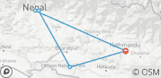  Circuit de luxe au Népal : Un voyage exquis de 8 jours à travers Katmandou, Chitwan et Pokhara - 5 destinations 