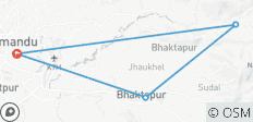  Découvrez le meilleur de Katmandou avec une vue spectaculaire sur l\'Everest depuis Nagarkot : Un circuit de luxe - 4 destinations 