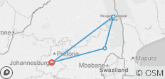  Johannesburg Adventure Safari 4 Dagen/3 Nachten (Comfort) - 4 bestemmingen 