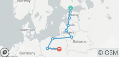  Helsinki to Warsaw - 10 Days - 9 destinations 