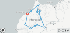  Morocco Explore Tours 6 Day From Casablanca - 15 destinations 