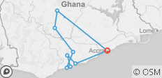  Ghanaische Abenteuersafari (Comfort Plus) - 8 Tage - 9 Destinationen 