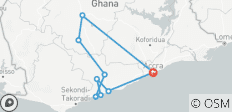  Safari aventure au Ghana 8 jours / 7 nuits - Confort - 9 destinations 